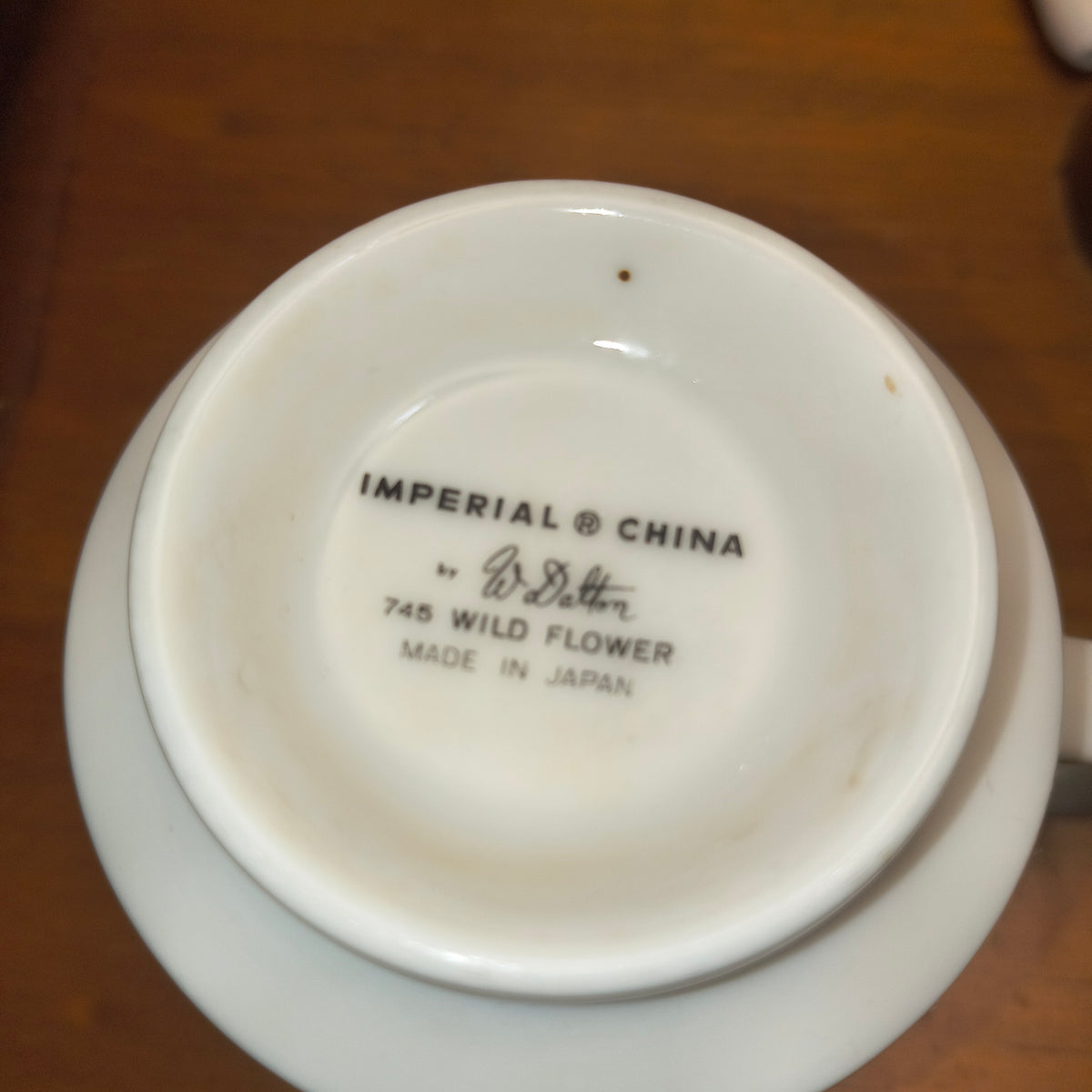 Imperial China The Wildflower Tea Cup by W Dalton