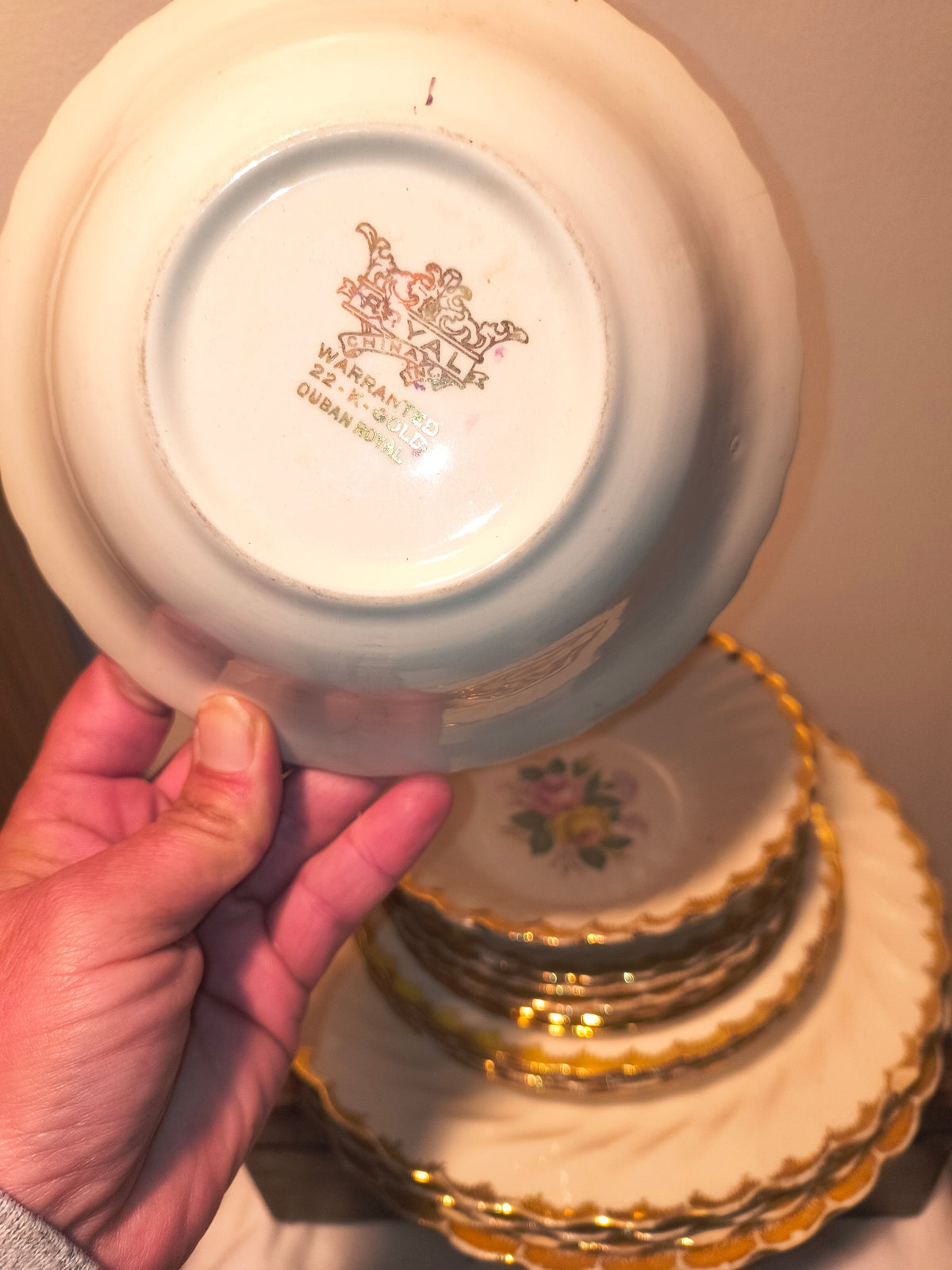 Quban Royal Makers Mark on the bottom of a bowl
