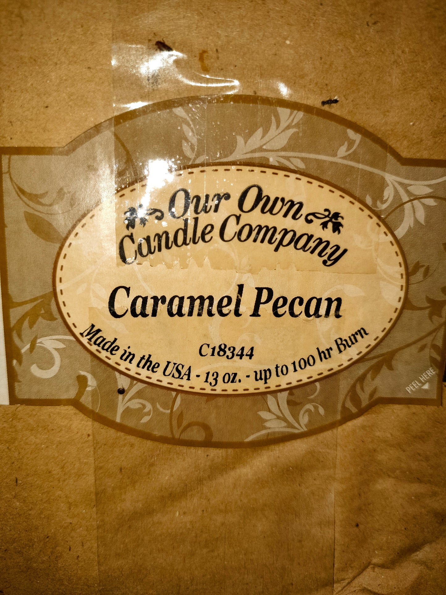 Carmel Pecan Scented Candles Farmhouse Mason Jars