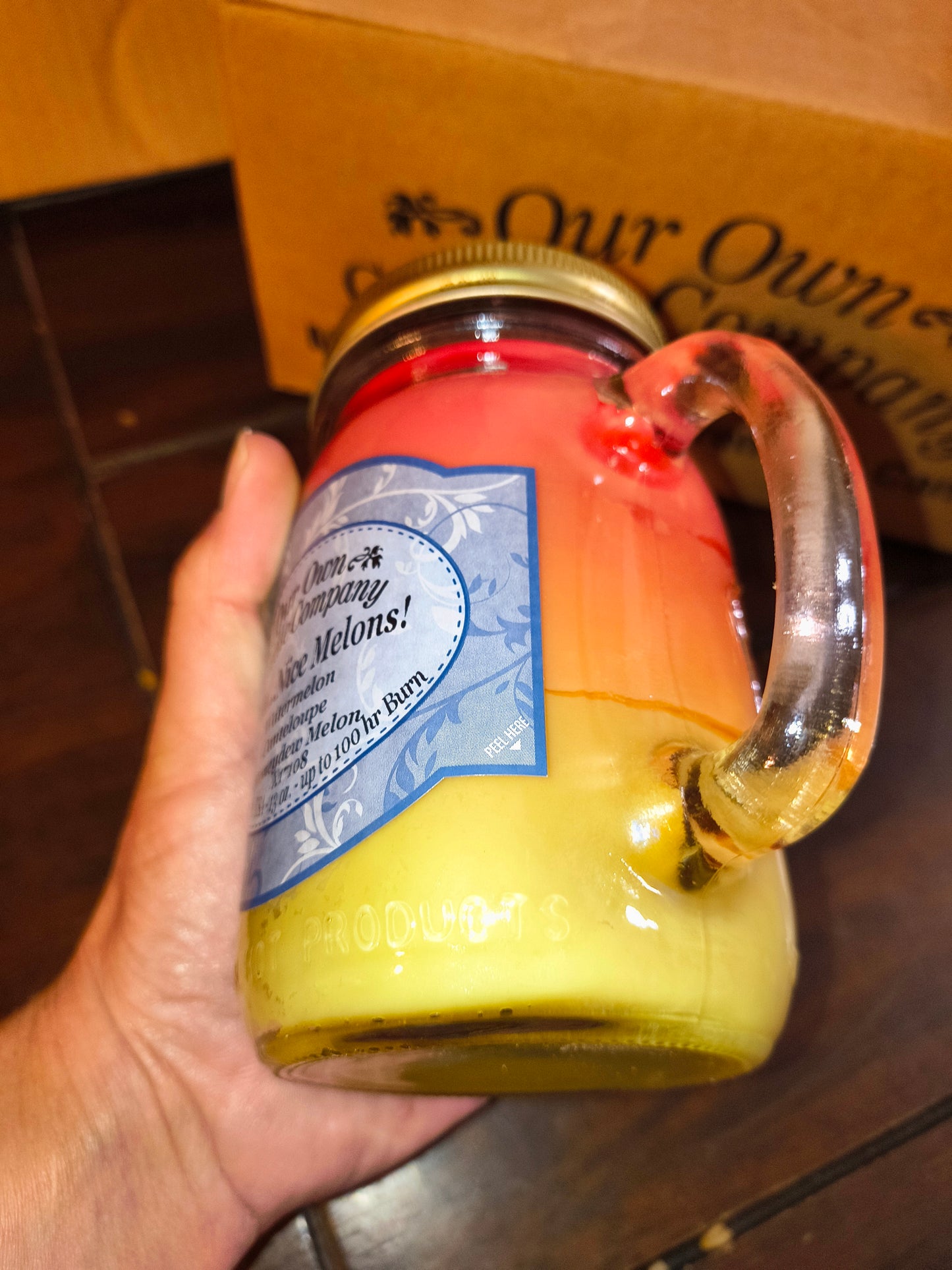 Mmm Melon Scented Farmhouse Candle