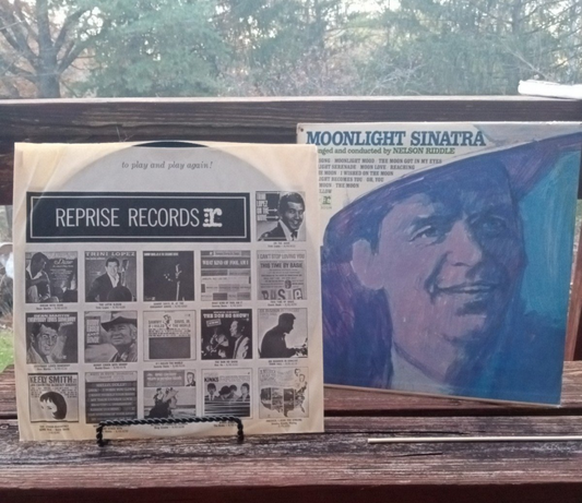 Frank Sinatra on vinyl record